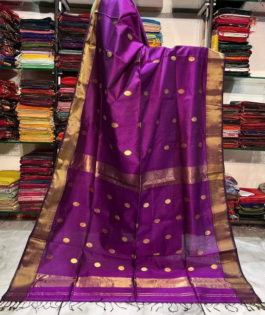 Semi Maheshwari saree