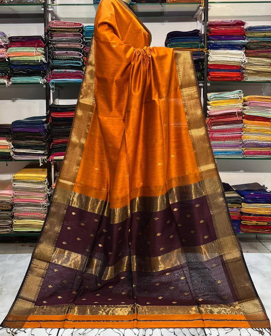 Semi Maheshwari saree