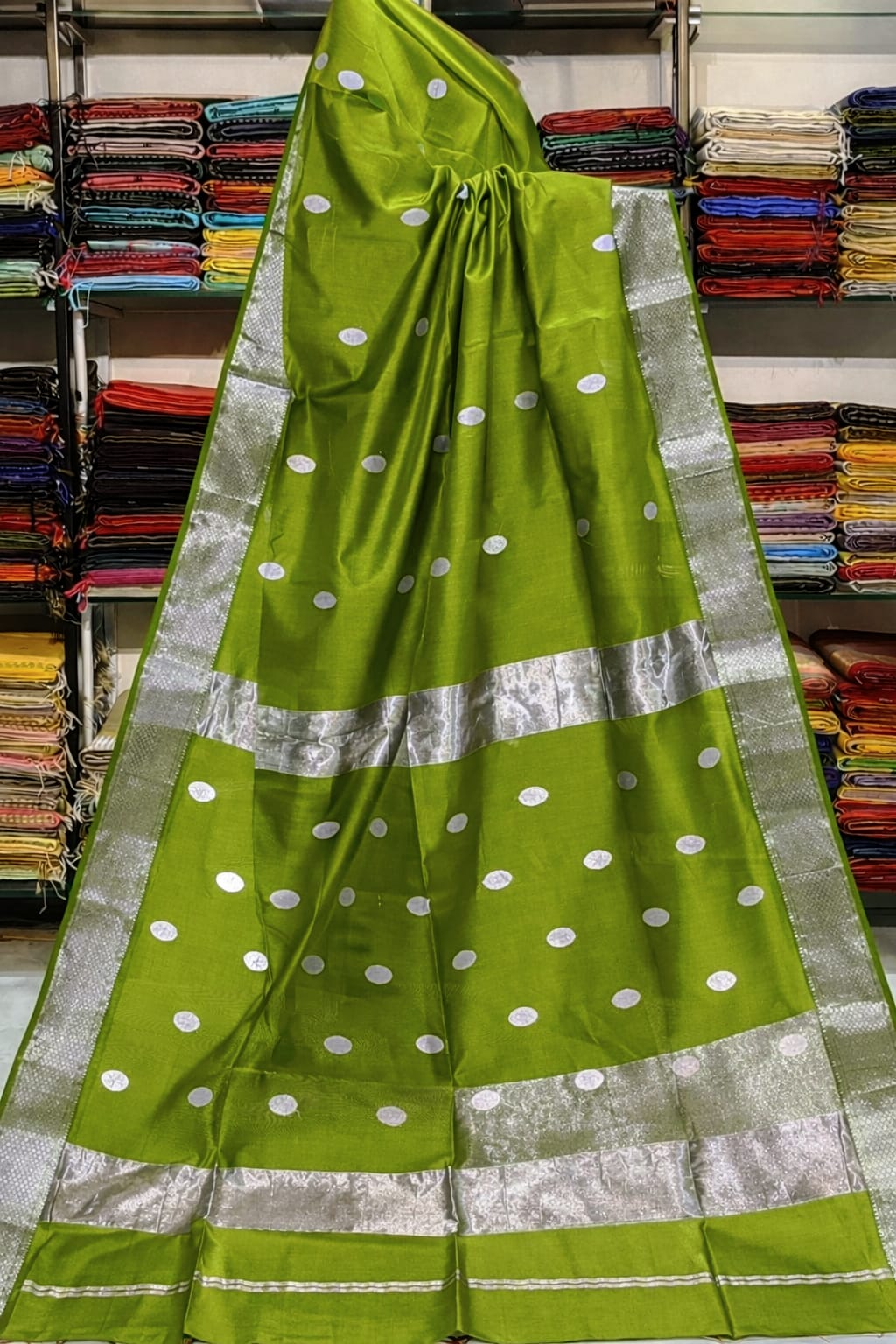 Semi Maheshwari saree