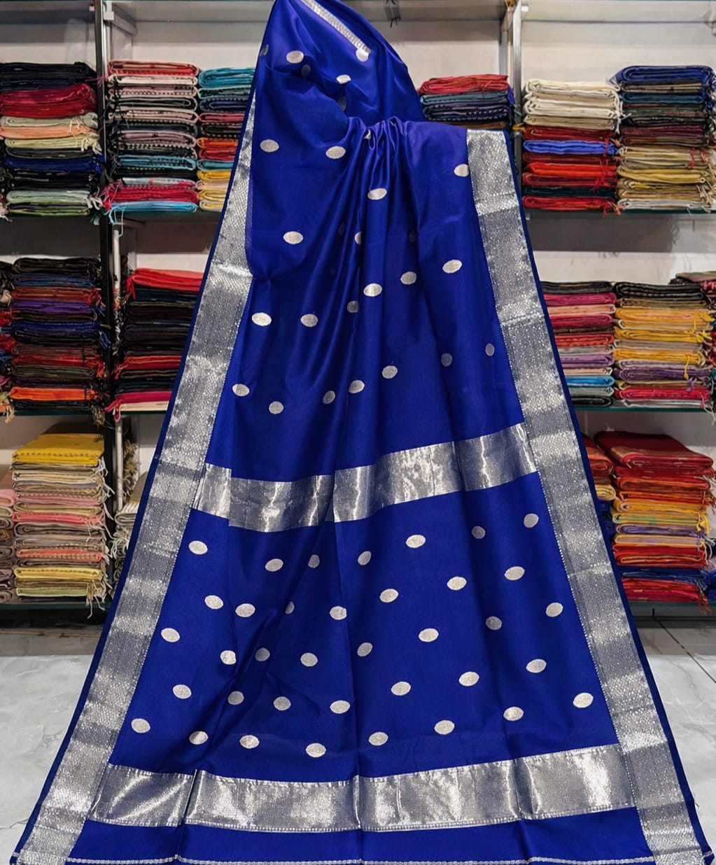 Semi Maheshwari saree