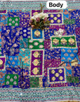 Madhuri inspired chinnon silk saree