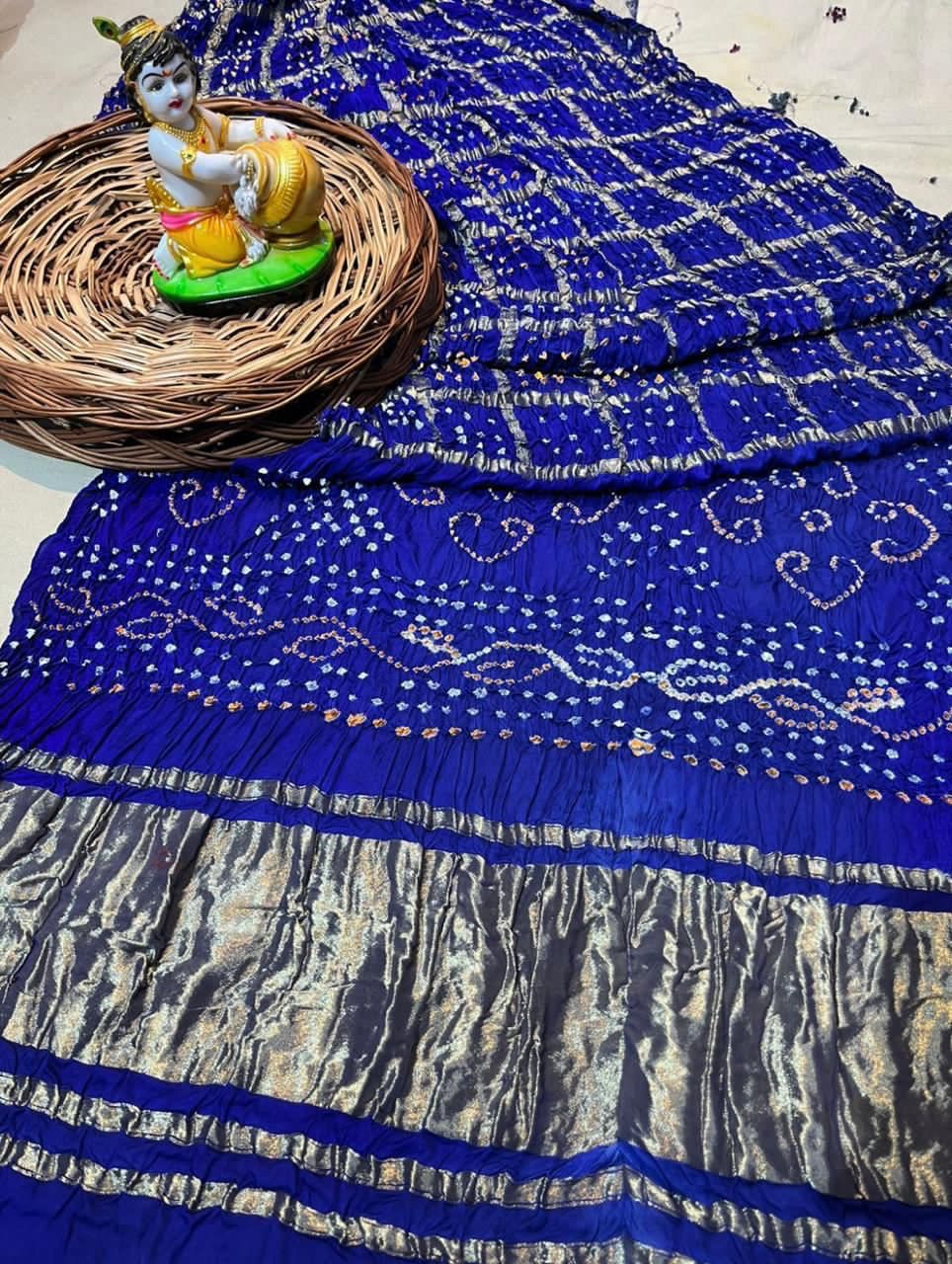 Pure modal silk ghadchola