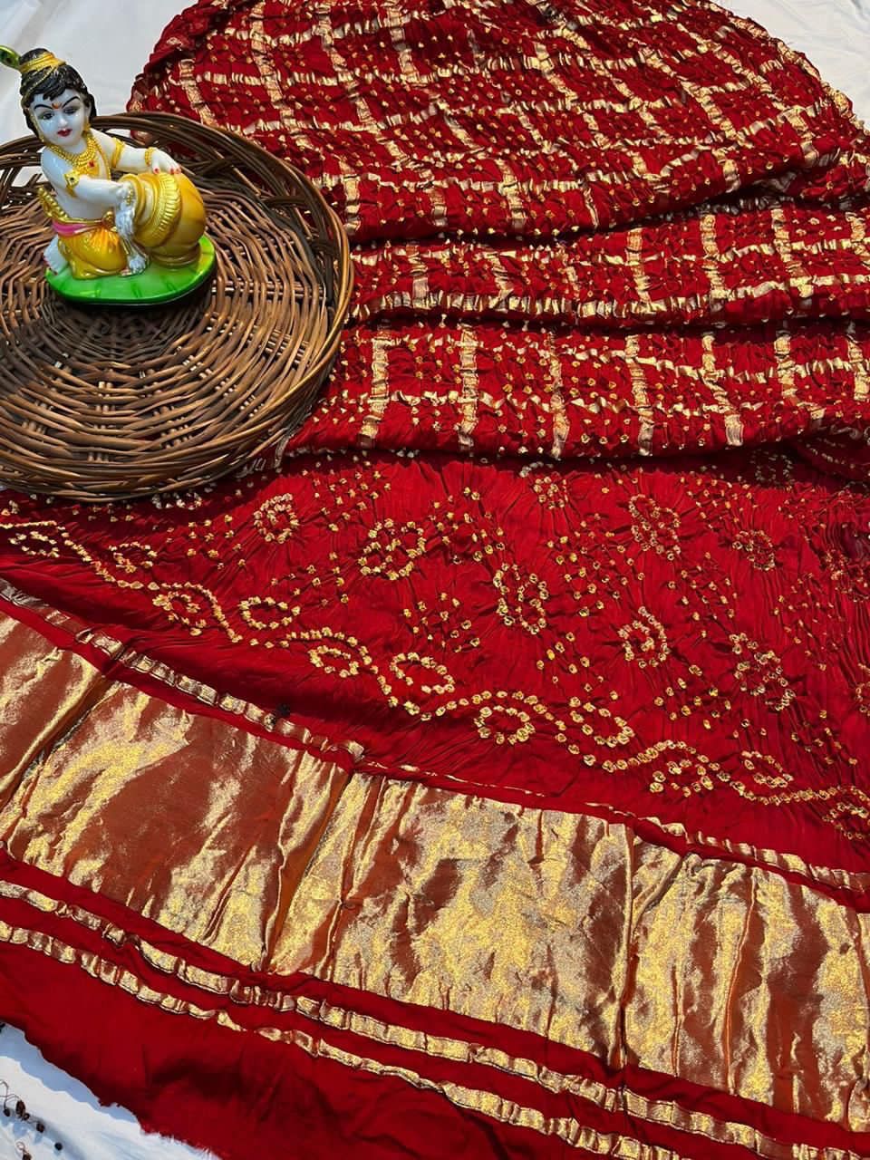 Pure modal silk ghadchola