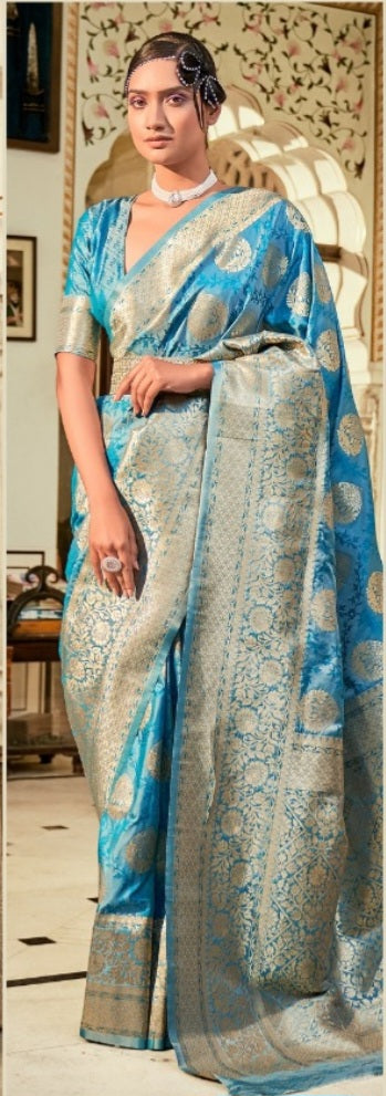 Banarasi zari Boota Art silk