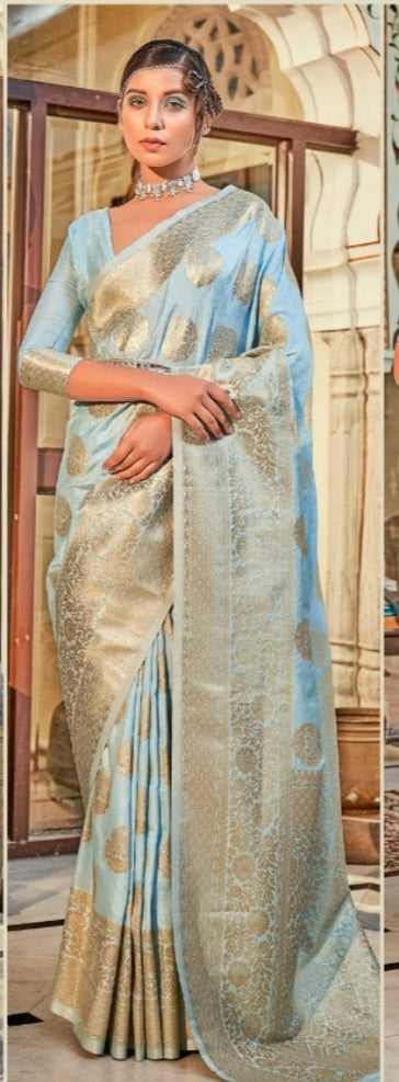 Banarasi zari Boota Art silk