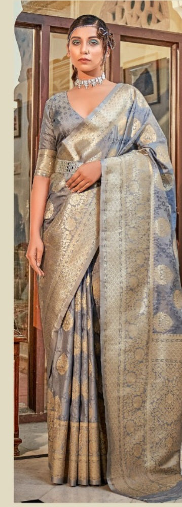 Banarasi zari Boota Art silk