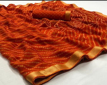 ORANGE SAWAN SPECIAL BANDHANI