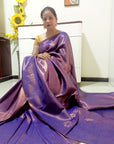 Chennai silk saree - Wine