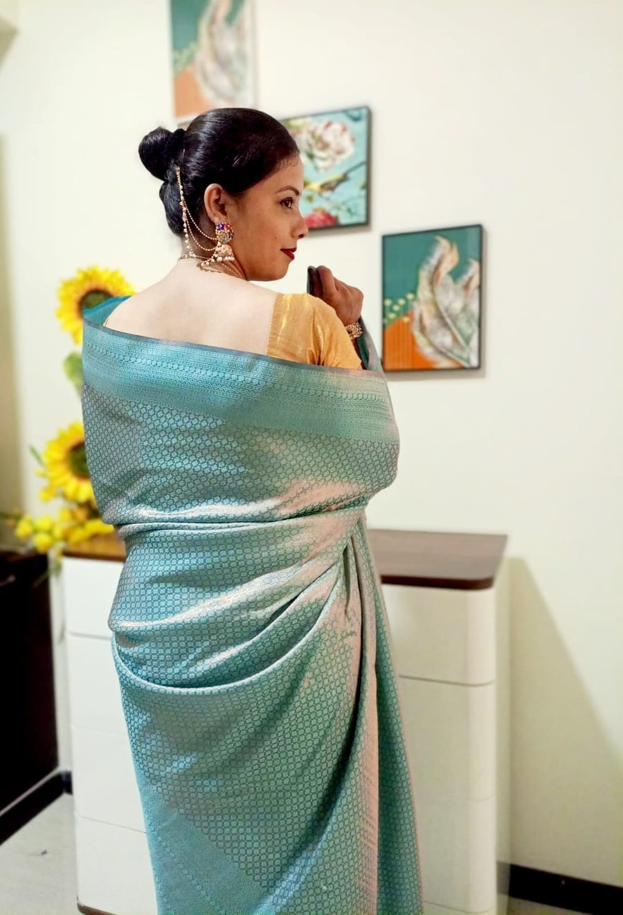 Chennai silk saree - Blue