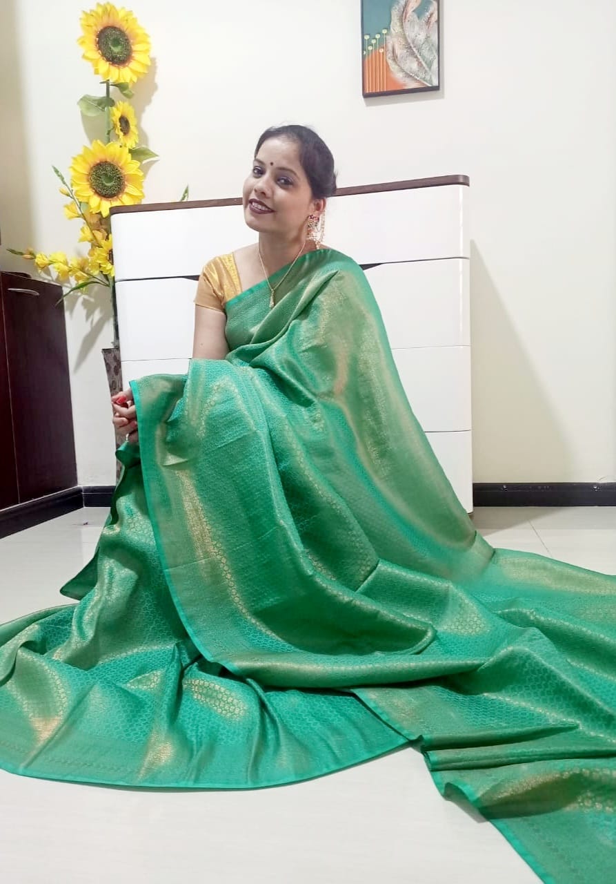 Chennai silk saree - Green