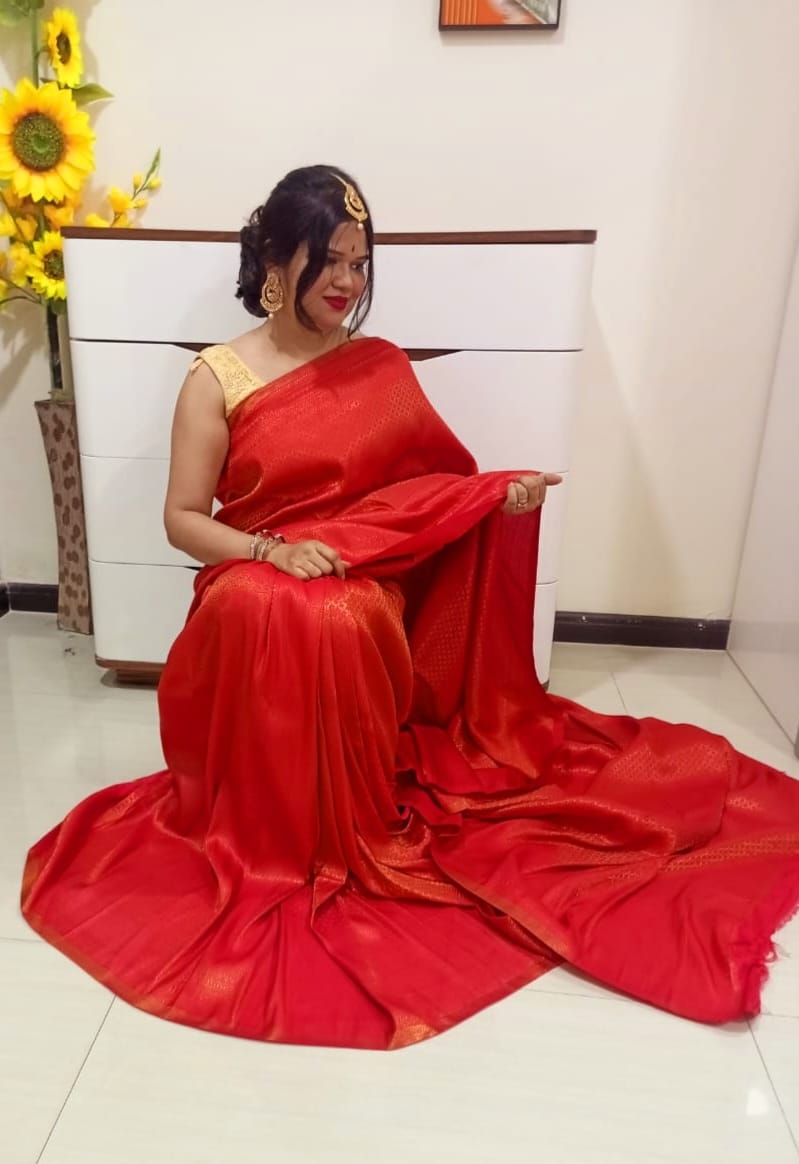 Chennai silk saree - Red