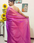 PINK Chennai silk saree