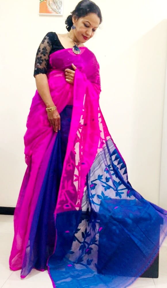 ढाकाई जामदानी साड़ी