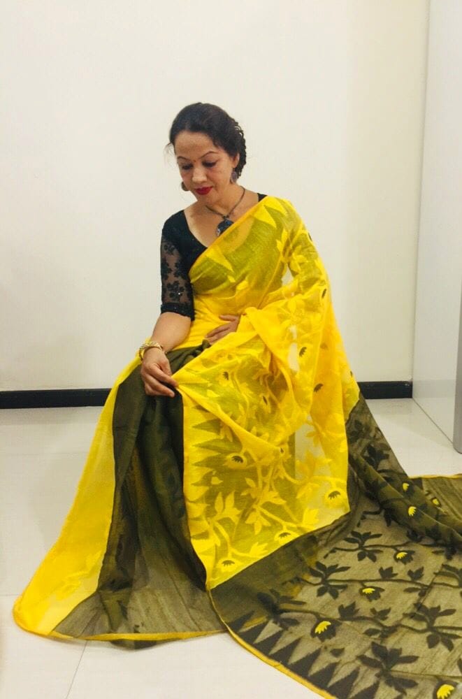 ढाकाई जामदानी साड़ी