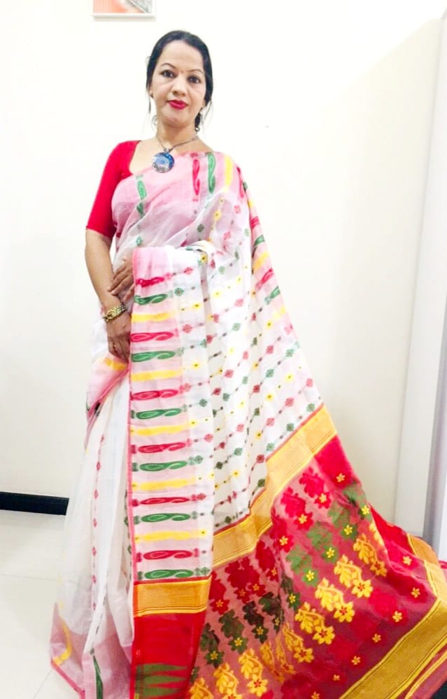 ढाकाई जामदानी साड़ी