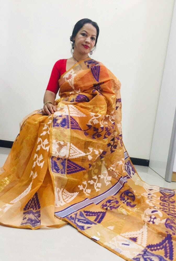 ढाकाई जामदानी साड़ी