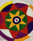 Readymade rangoli mat