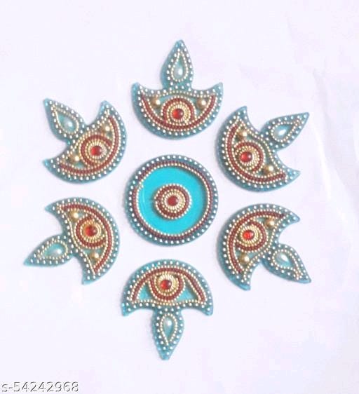 Acrylic rangoli