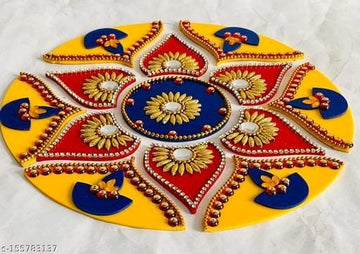 Acrylic rangoli set