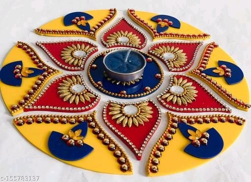 Acrylic rangoli set