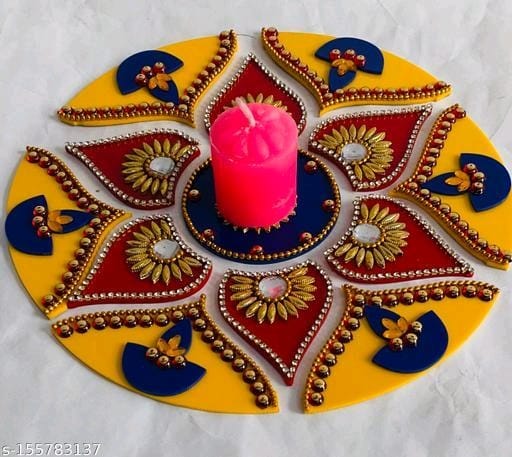 Acrylic rangoli set