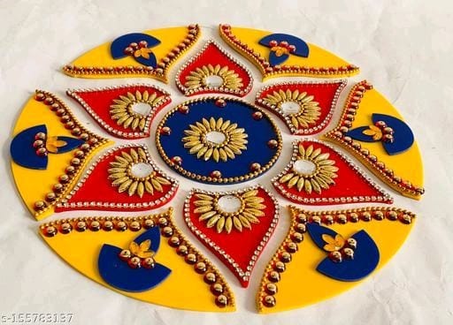 Acrylic rangoli set