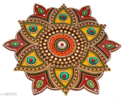 Beautiful acrylic rangoli