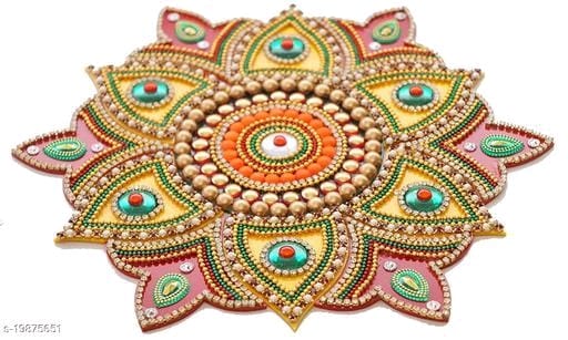 Beautiful acrylic rangoli