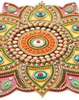 Beautiful acrylic rangoli