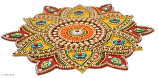 Beautiful acrylic rangoli