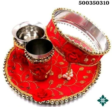 karwachauth thali set Thali Lauta chhani