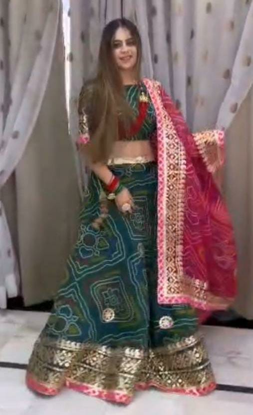 Bandhej Lehanga Chunni