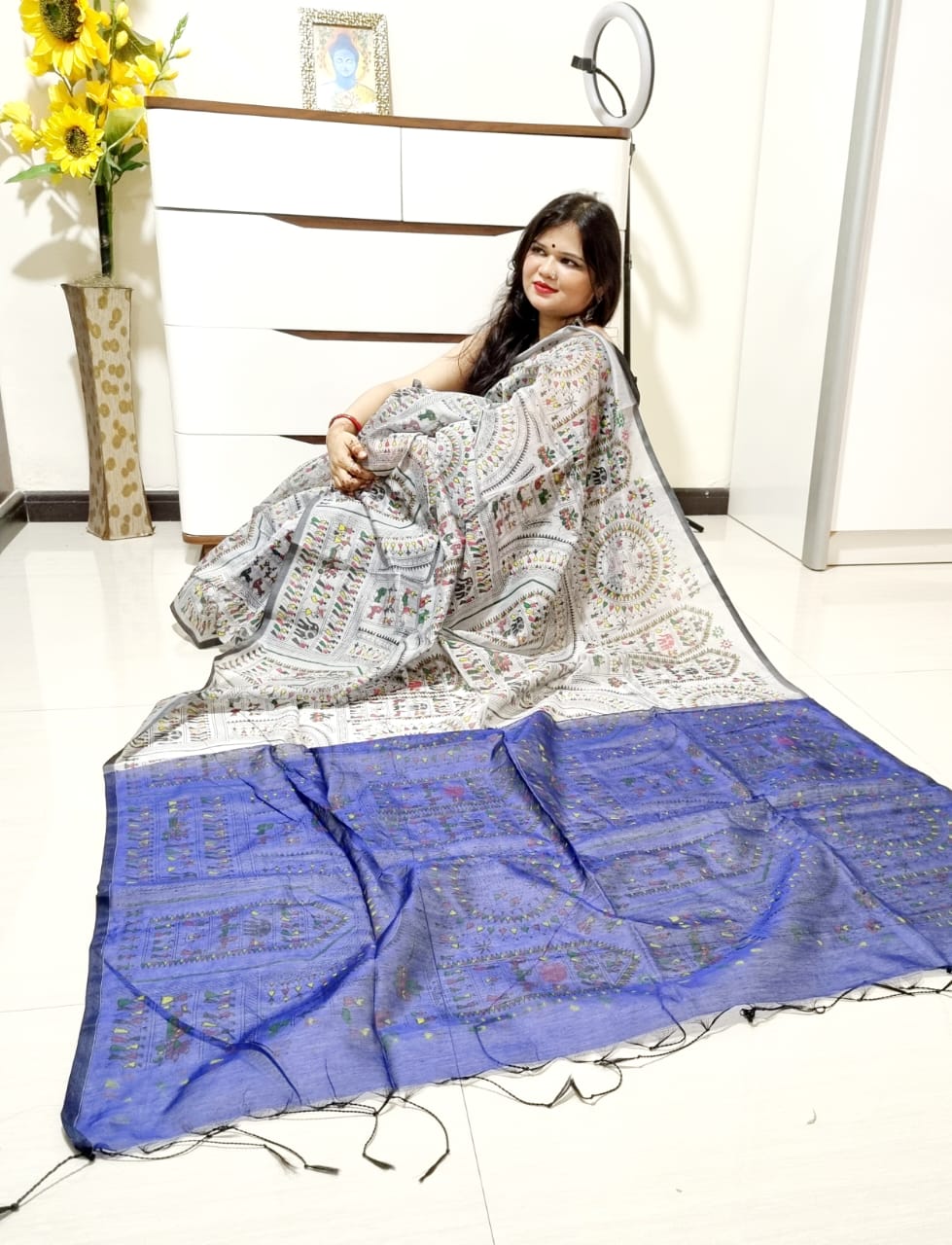 मधुबनी साड़ी