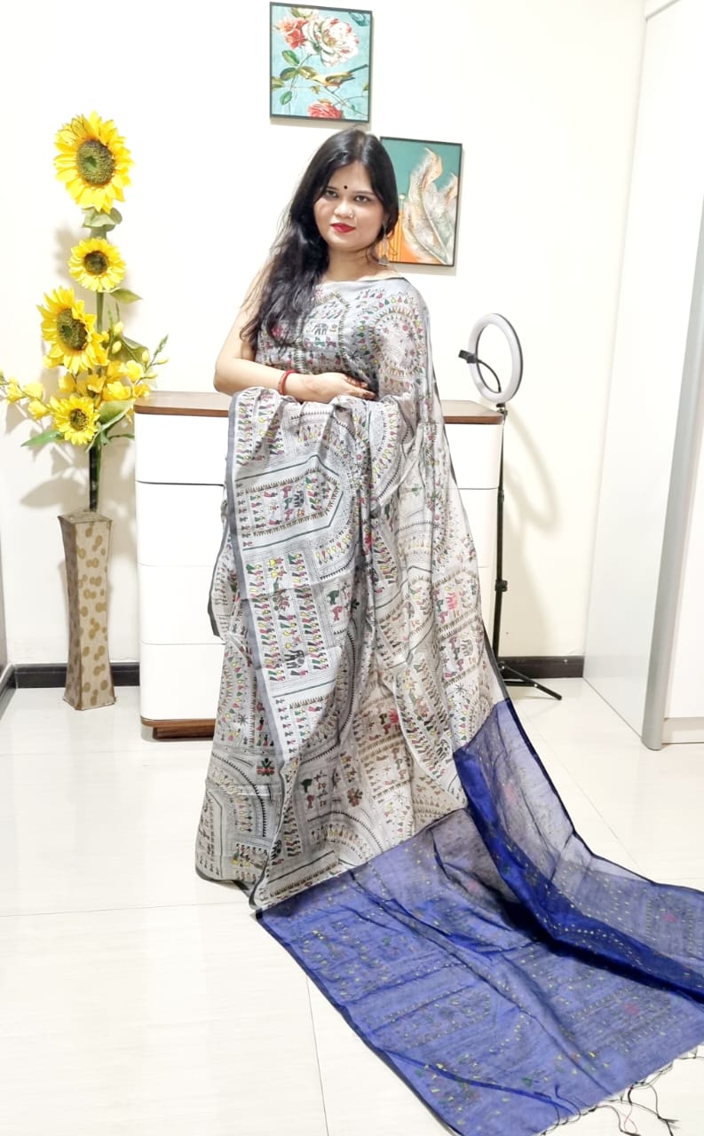 मधुबनी साड़ी