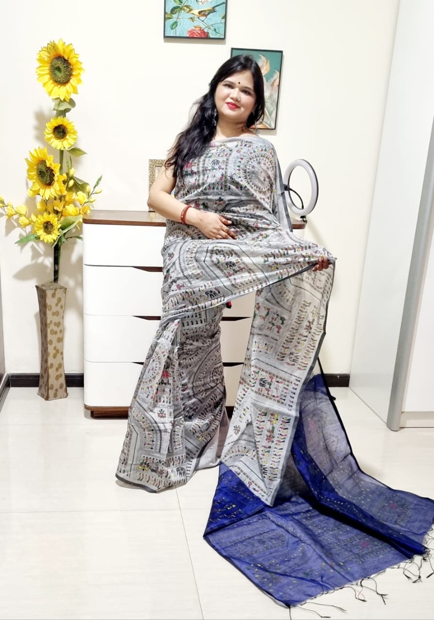 मधुबनी साड़ी