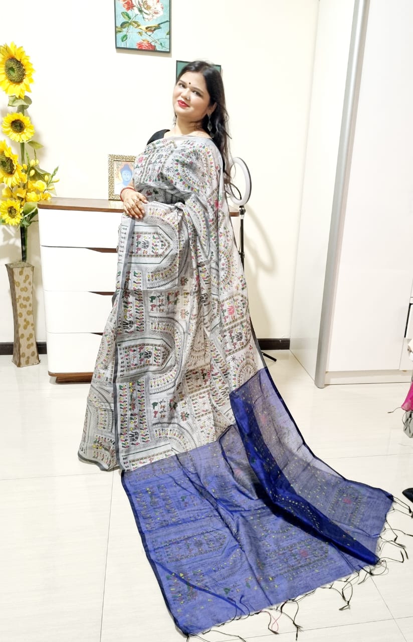 मधुबनी साड़ी