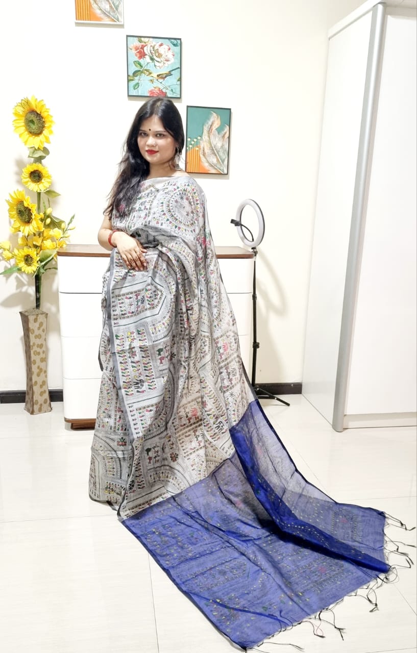 मधुबनी साड़ी