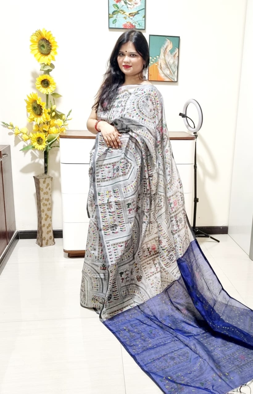 मधुबनी साड़ी