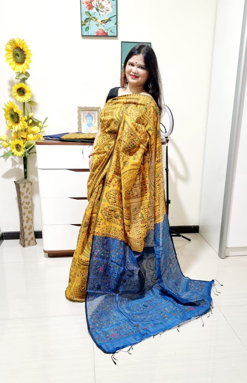 मधुबनी साड़ी