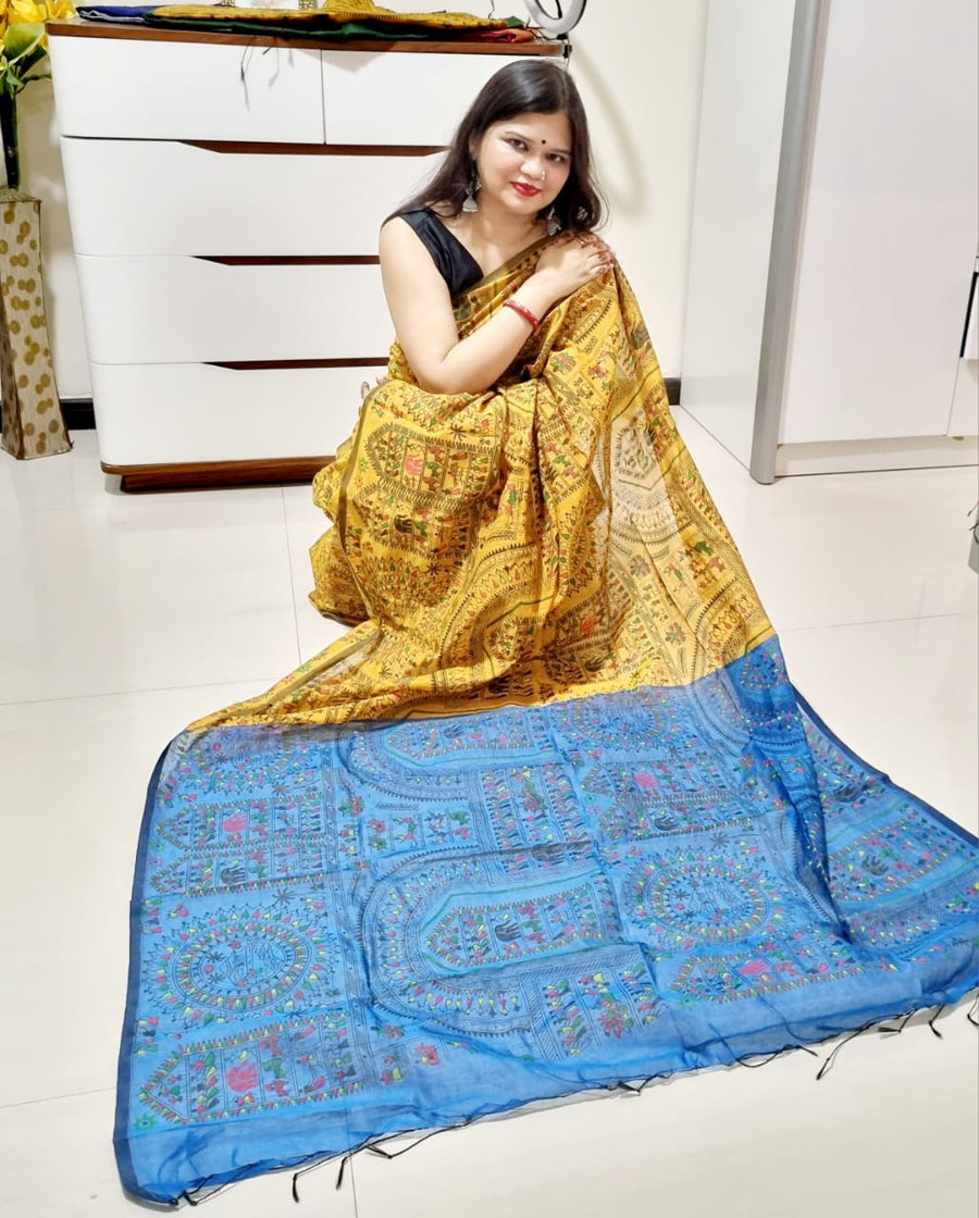 Madhubani Saree