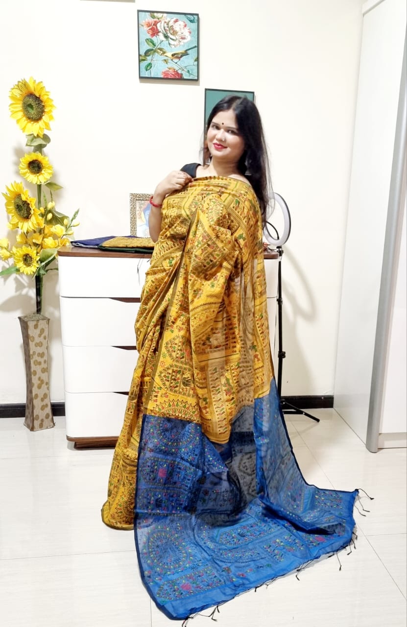 Madhubani Saree