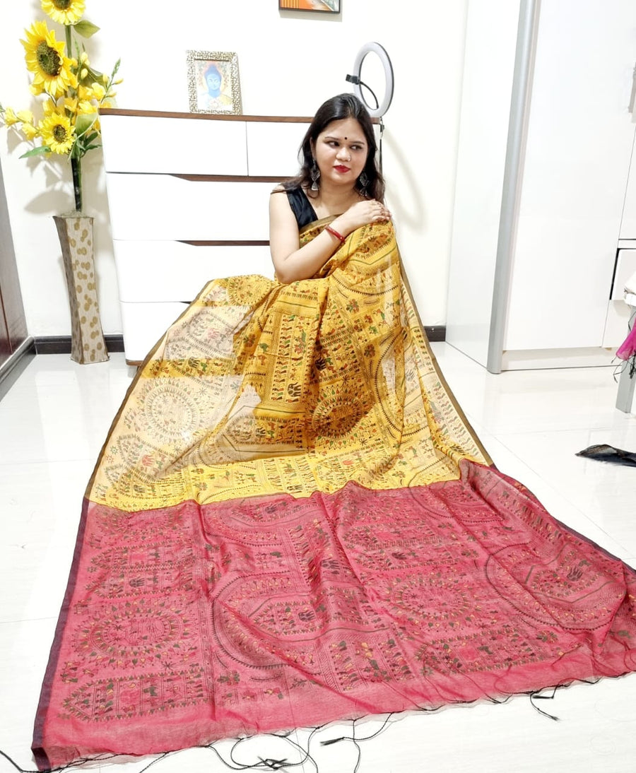 Madhubani Saree