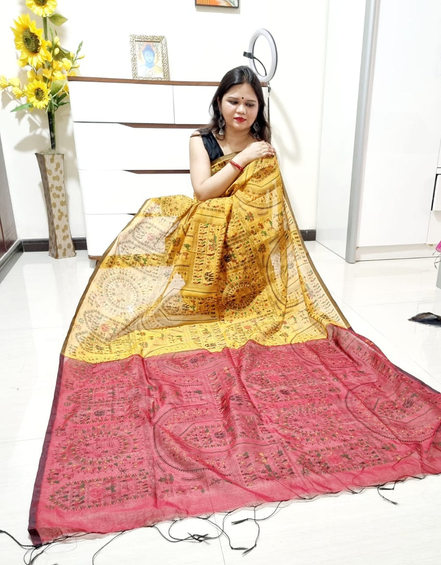 Madhubani Saree