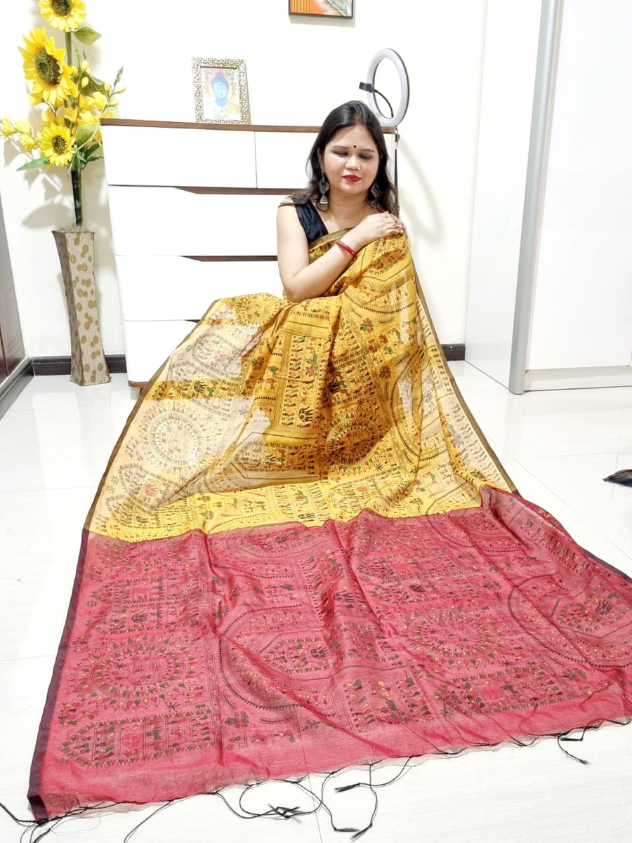 Madhubani Saree