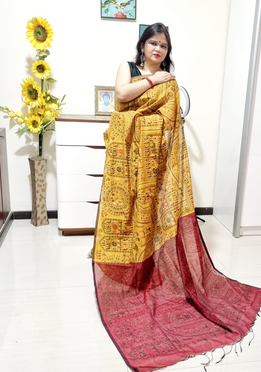 Madhubani Saree