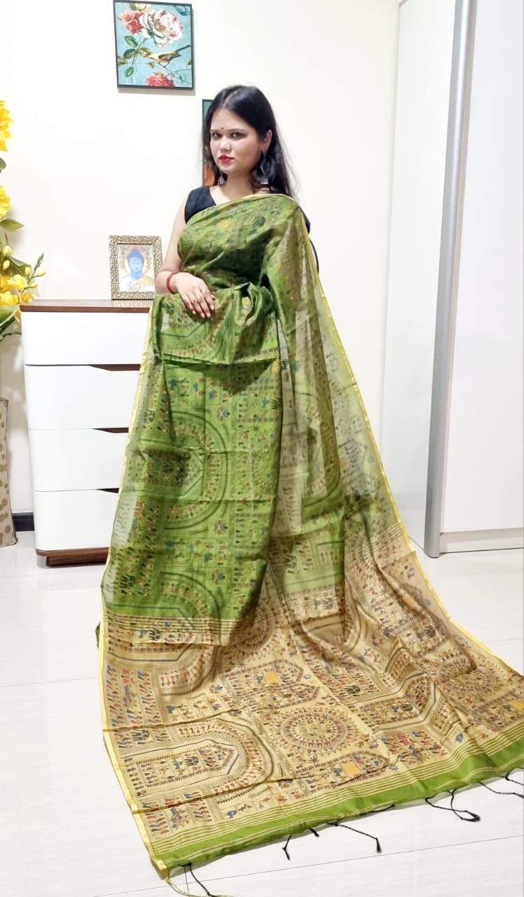 मधुबनी साड़ी