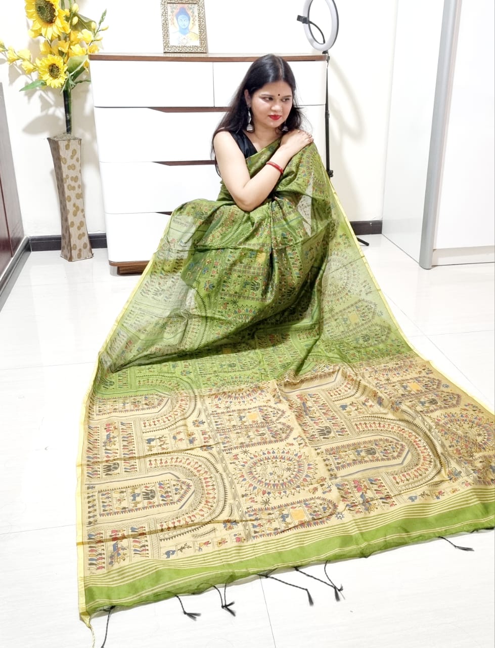 मधुबनी साड़ी