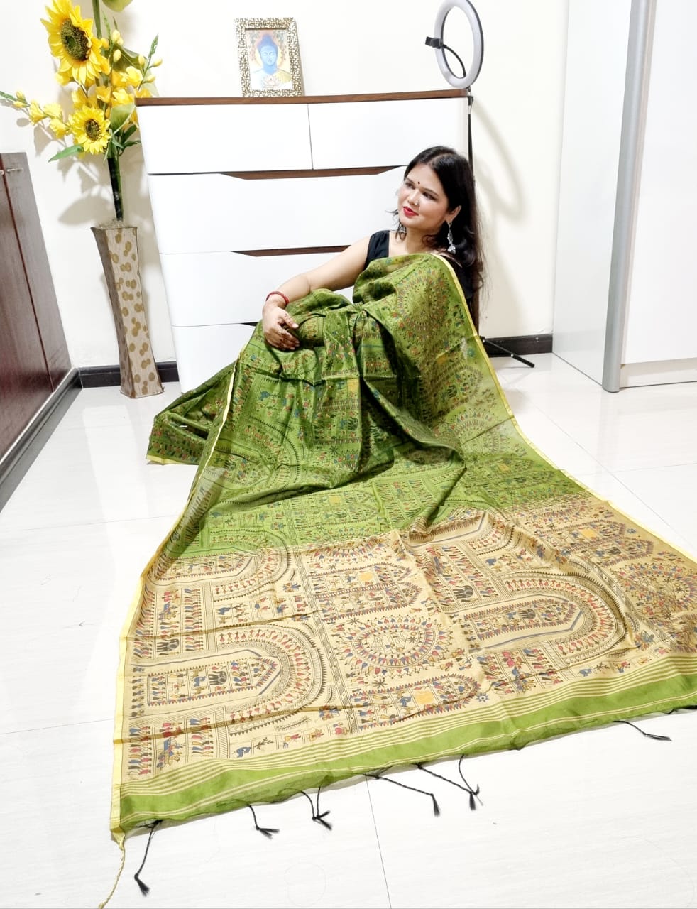 मधुबनी साड़ी