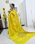 Kantha work saree