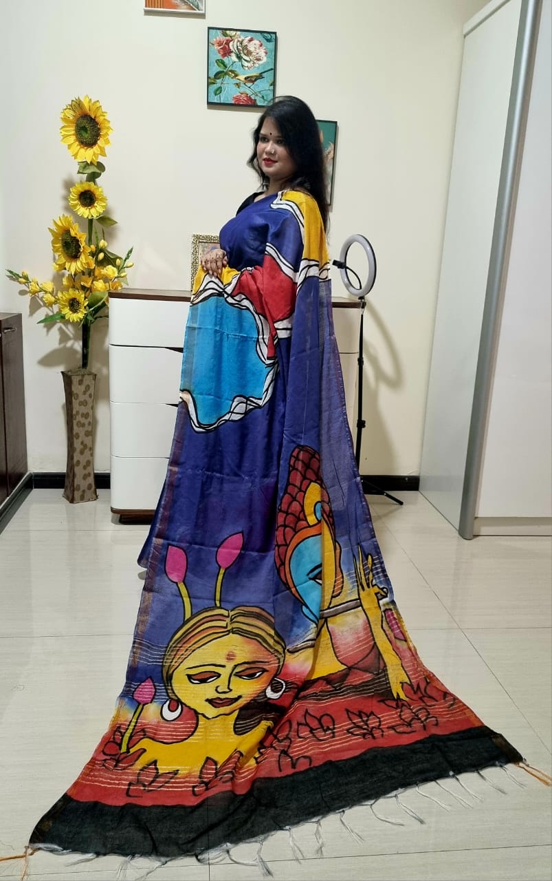 Tussar Silk saree